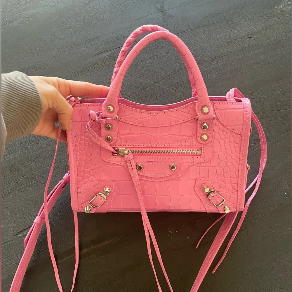 Balenciaga | Bags | Classic Minis City Bag In Baby Pink With A